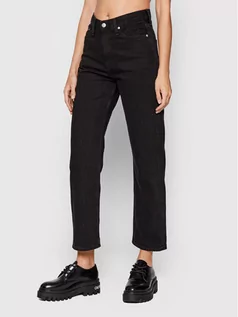 Spodnie damskie - Calvin Klein Jeans Jeansy J20J217880 Czarny Regular Fit - grafika 1