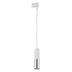 Epistar TK Lighting Tracer 1-punktowy do szyny 3-fazowej biały/chrom 6063 - Akcesoria do oświetlenia - miniaturka - grafika 1