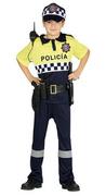 Stroje karnawałowe - Guirca Kostium policjant lokalnym dla chłopców rozm. 110  115 cm - miniaturka - grafika 1