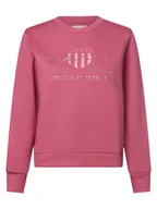 Bluzy damskie - Gant Bluza damska Kobiety wyrazisty róż jednolity, S - miniaturka - grafika 1