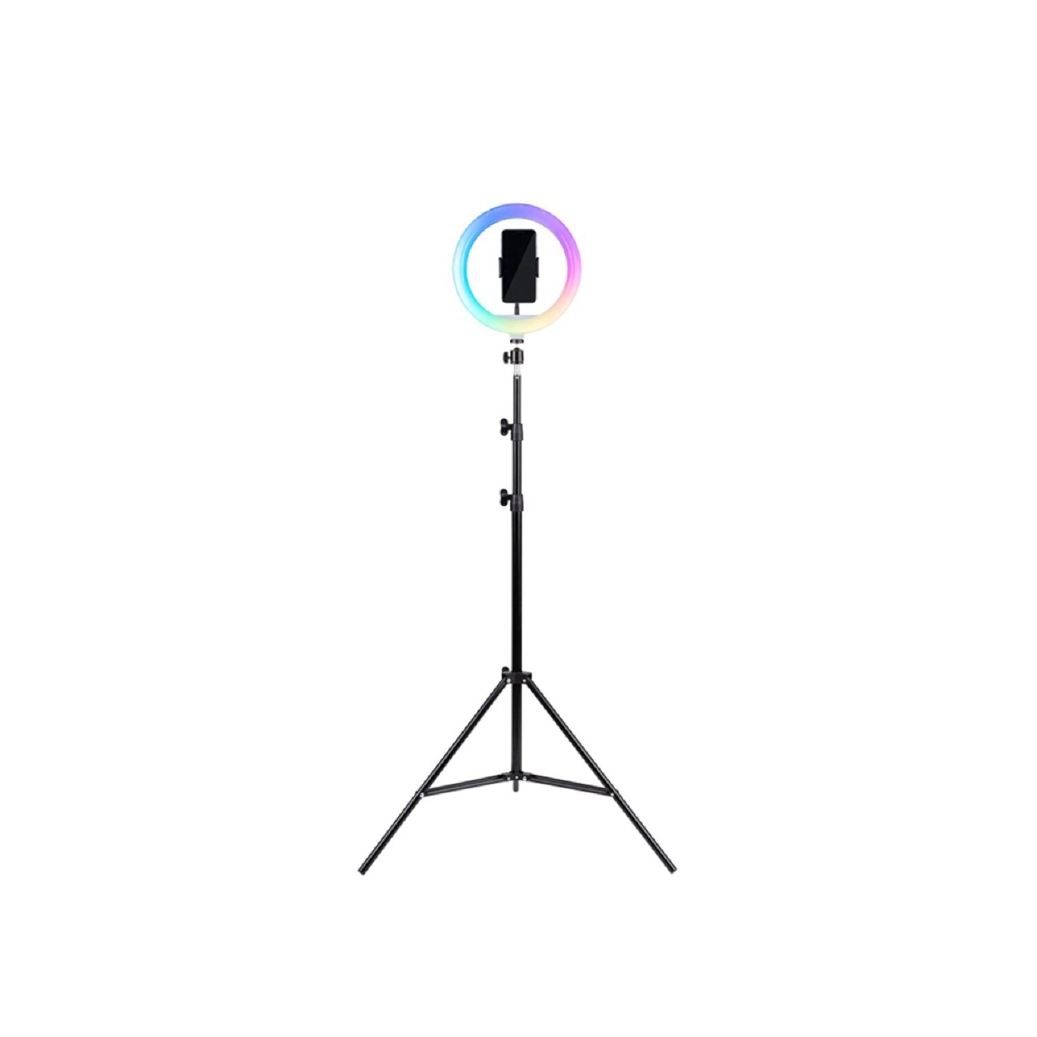 HAVIT ST7026 Selfie Stick Kolorowe podświetlenie LED 72-210cm Uchwyt Czarny