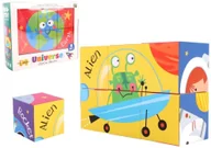 Układanki dla dzieci - Klocki puzzle dla dzieci 6el Mix Pro Kids - puzzle - miniaturka - grafika 1