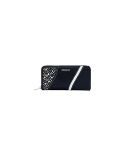 Desigual MONE_PUNKETTE Fiona, Bi-Fold Wallet Women's, 20,5, Kolor: czarny, 20.5 - Portfele - miniaturka - grafika 1