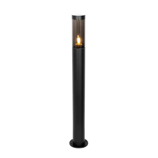 QAZQA Nowoczesna latarnia zewnętrzna czarna 110 cm IP44 - Rox - Lampy ogrodowe - miniaturka - grafika 1