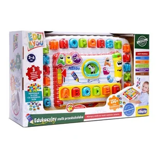 Chicco Marini 00010112000130 EDU Pierwszy stolik przedszkolaka - Zabawki interaktywne dla dzieci - miniaturka - grafika 1