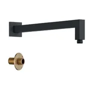 Akcesoria do armatury i ceramiki - Excellent ramię ścienne 40 cm czarny mat AREX.3142BL - miniaturka - grafika 1