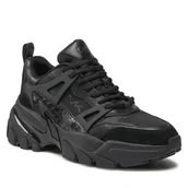 Sneakersy męskie - Sneakersy MICHAEL Michael Kors Nick Trainer 42T2NIFS1D Czarny - miniaturka - grafika 1