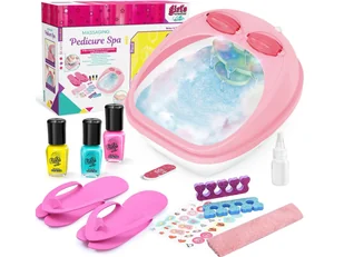 zestaw DO PEDICURE Stóp dla dzieci Pielęgnacji MASAŻER Lakier do Paznokci - Zabawy w naśladowanie dorosłych - miniaturka - grafika 1