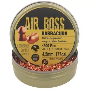 Apolo - Śrut do wiatrówki Air Boss Barracuda Copper -  4.52 mm - 500 szt - E30002-2.G2 - Amunicja do wiatrówek - miniaturka - grafika 2
