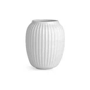 Biały kamionkowy wazon Kähler Design Hammershoi, wys. 20 cm - Wazony i flakony - miniaturka - grafika 1