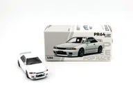 Samochody i pojazdy dla dzieci - POP RACE PR64-157 Nissan Skyline GTR R32 Crystal White PR640157 1:64 - miniaturka - grafika 1