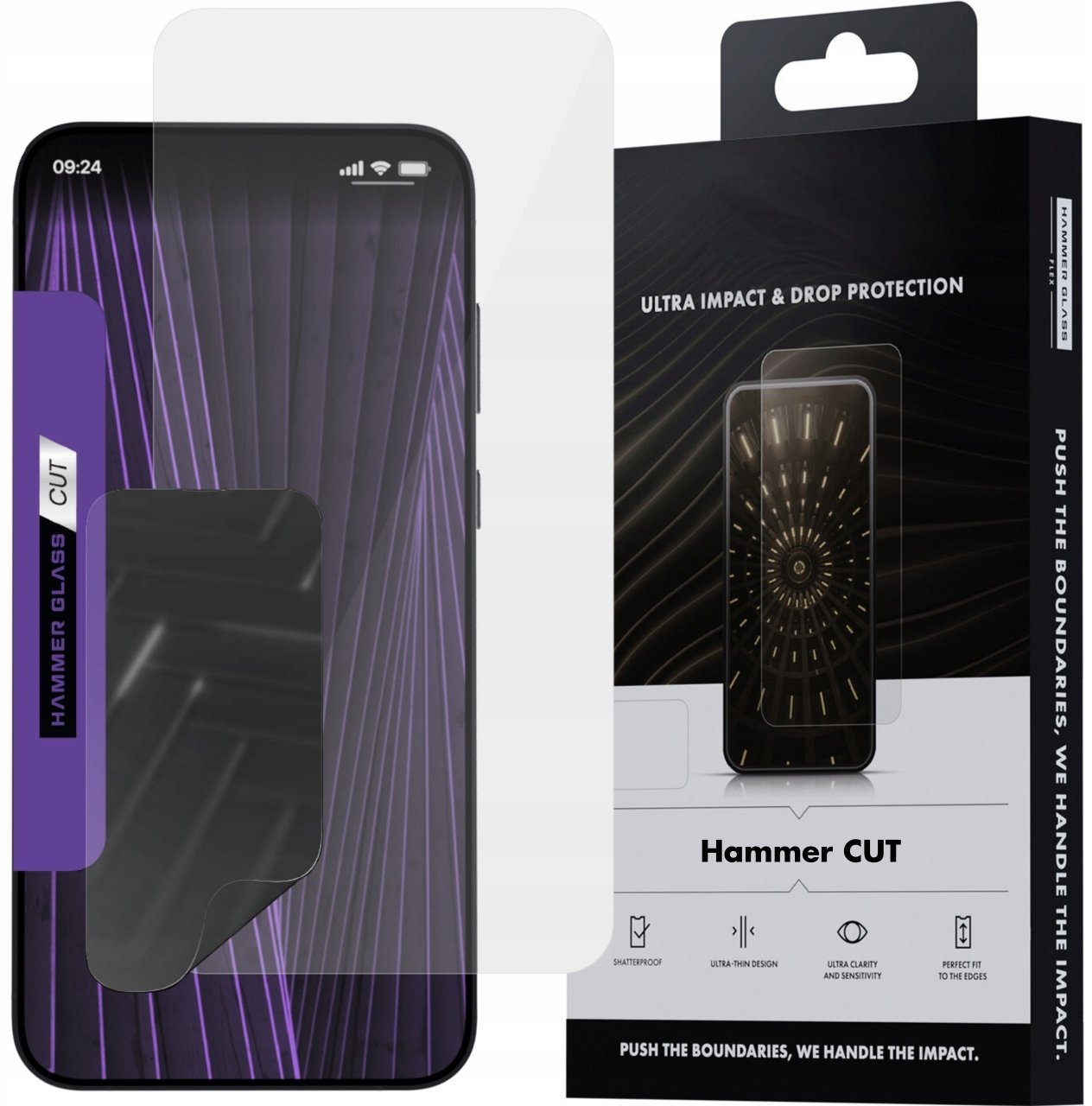 Hammer-Group.co Sp. z o.o. Hammer Glass folia Privacy Matte 10 sztuk