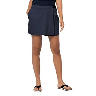 Jack Wolfskin Damski Lightsome W Skort, Night Blue, Standard - Sukienki i spódnice sportowe - miniaturka - grafika 1