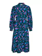 Sukienki - Vila Sukienka w kolorze fioletowo-morsko-niebieskim - miniaturka - grafika 1