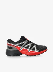 Buty dziecięce Salomon Speedcross - black/quiet/red - Buty zimowe męskie - miniaturka - grafika 1
