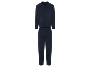 LIVERGY® Piżama męska z bawełną (Niebieski, M (48/50)) - Piżamy męskie - miniaturka - grafika 1