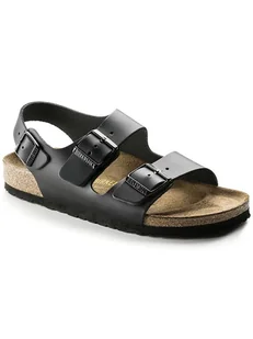Birkenstock Sandały "Milano" w kolorze czarnym - Sandały damskie - miniaturka - grafika 1