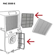 Akcesoria do wentylacji i klimatyzacji - Trotec PAC 3500 E filtr powietrza 2-częściowy - miniaturka - grafika 1