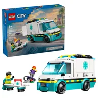 Klocki - Lego City Zestaw Karetka Pogotowia 184 El. 5+ - miniaturka - grafika 1
