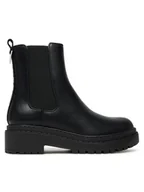 Botki damskie - Guess Sztyblety FLTLNA FAL10 Czarny - miniaturka - grafika 1