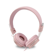 Słuchawki - Qilive Q1296 różowe - miniaturka - grafika 1