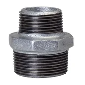 Odpływy liniowe - Nypel redukcyjny wkrętno-zwężkowy 2X6/4" ocynk N8, NR 40, NR 245 - miniaturka - grafika 1