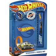 Przybory szkolne - Zestaw przyborów szkolnych HOT WHEELS 5szt. - miniaturka - grafika 1