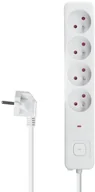 Listwy zasilające - Listwa zasilająca DPM FMP4030W, 4 gniazda, 3m, biała - miniaturka - grafika 1