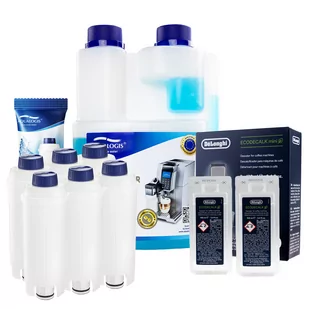 Zestaw Delonghi - AL-S002 6szt, Latteo 500ml, Delonghi EcoDecalk 5513296021 Odkamieniacz 2 x 100ml - Akcesoria i części do ekspresów do kawy Zestaw Delonghi - AL-S002 6szt, Latteo 500ml, Delonghi EcoDecalk 5513296021 Odkamieniacz 2 x 100ml - Akcesoria i części do ekspresów do kawy - miniaturka - grafika 1
