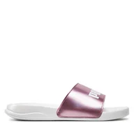 Klapki i japonki damskie - Klapki Puma Popcat 20 Girlpower 395421-01 Różowy - miniaturka - grafika 1