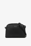 Torebki damskie - Czarna Minimalistyczna Torebka Typu Listonoszka Gelevine - miniaturka - grafika 1