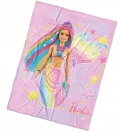 Koce i narzuty dla dzieci - KOC CORAL BARBIE 150x200 cm SYRENKA - miniaturka - grafika 1