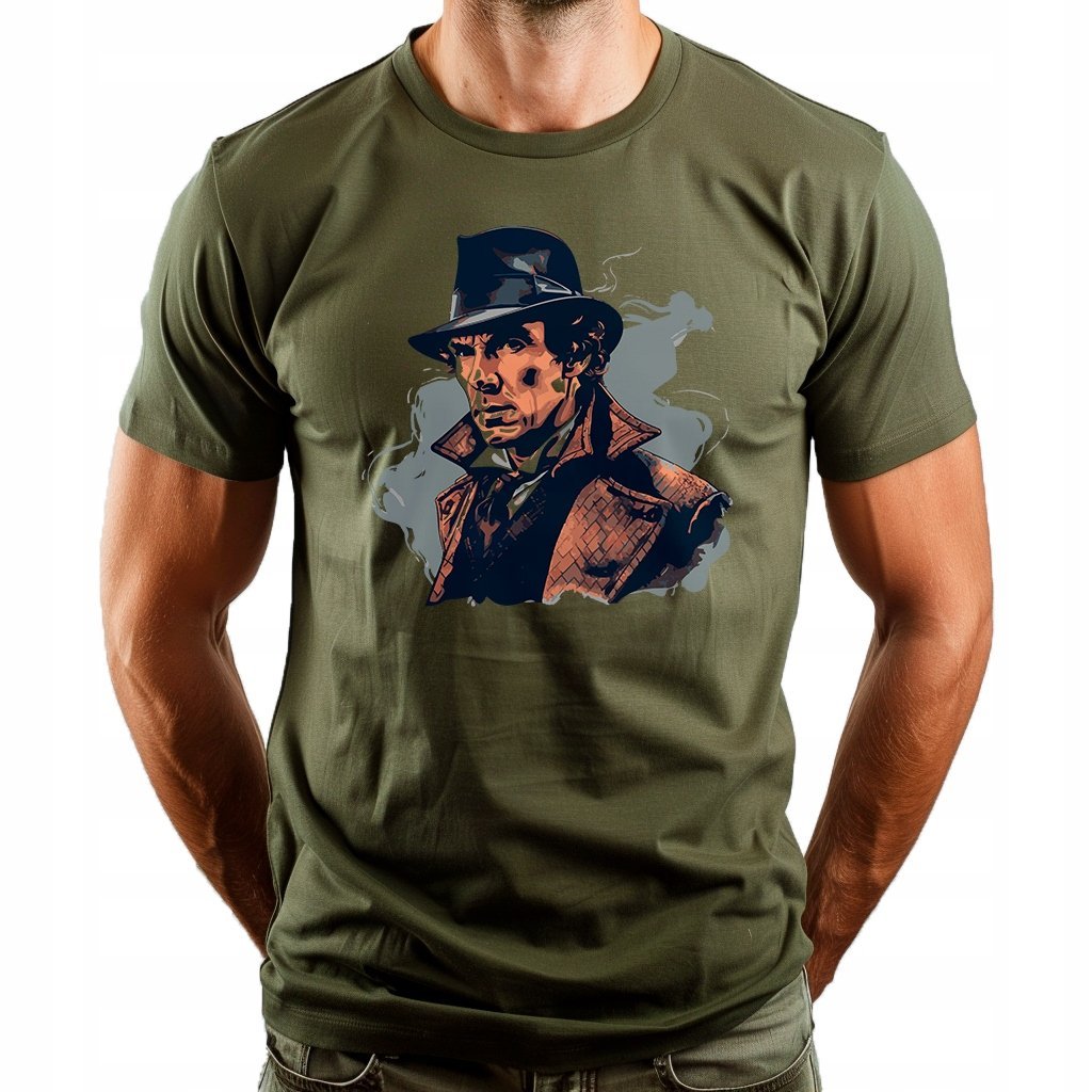 Koszulka Nowoczesna T-Shirt ''Sherlock Holmes'' Bawełna L