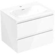 Szafki łazienkowe - Mexen Orio szafka łazienkowa 60 cm z umywalką Vela, 2 szuflady, biała połysk - 91A10-06047-2-BFF00-W23M00 - miniaturka - grafika 1
