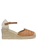 Espadryle damskie - Geox Espadryle D Gelsa Low D55NGE 02MLM C5006 Brązowy - miniaturka - grafika 1