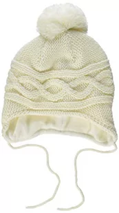 Sterntaler Strickmütze Czapka na słuchawki dla dzieci i dziewcząt, ecru, 45 - Słuchawki - miniaturka - grafika 2