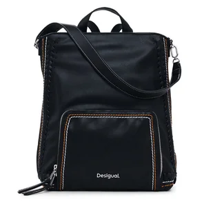 Plecak Desigual Trama Pretoria 25SAKP21 Czarny - Torebki damskie - miniaturka - grafika 1