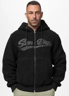 Bluzy męskie - Bluza/kożuch PIT BULL SHERPA GALAXY czarna rozpinana-3XL - miniaturka - grafika 1