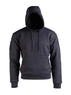 Bluzy męskie - Mil-Tec Bluza Taktyczna z Kapturem Czarna - 3XL - miniaturka - grafika 1