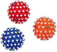 Zabawki dla psów - Trixie Piłka winylowa z grubym kolcem 6,5cm 3428 - miniaturka - grafika 1