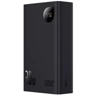 Powerbanki - Baseus Adaman2 Powerbank 20000mAh 30W PPAD050001 z wyświetlaczem 2 x USB / 1x USB Typ C Power Delivery Quick Charge SCP czarny - miniaturka - grafika 1