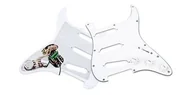 Inne akcesoria gitarowe - Seymour Duncan Seymour Duncan BYOP Pickguard do gitary elektrycznej typu strat wstępnie odrutowany bez przetworników, biały - miniaturka - grafika 1