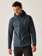 Odzież trekkingowa męska - Regatta Kurtka polarowa "Everet" w kolorze granatowym - miniaturka - grafika 1