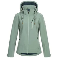 Kurtki damskie - Damska kurtka softshell z odpinanym kapturem kurtka przejściowa Windbreaker #ankerglutfreude - miniaturka - grafika 1