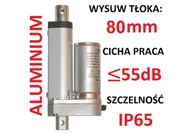 Napędy i siłowniki do bram - SIŁOWNIK ELEKTRYCZNY 12V SILNIK LINIOWY 80mm 1000N - miniaturka - grafika 1
