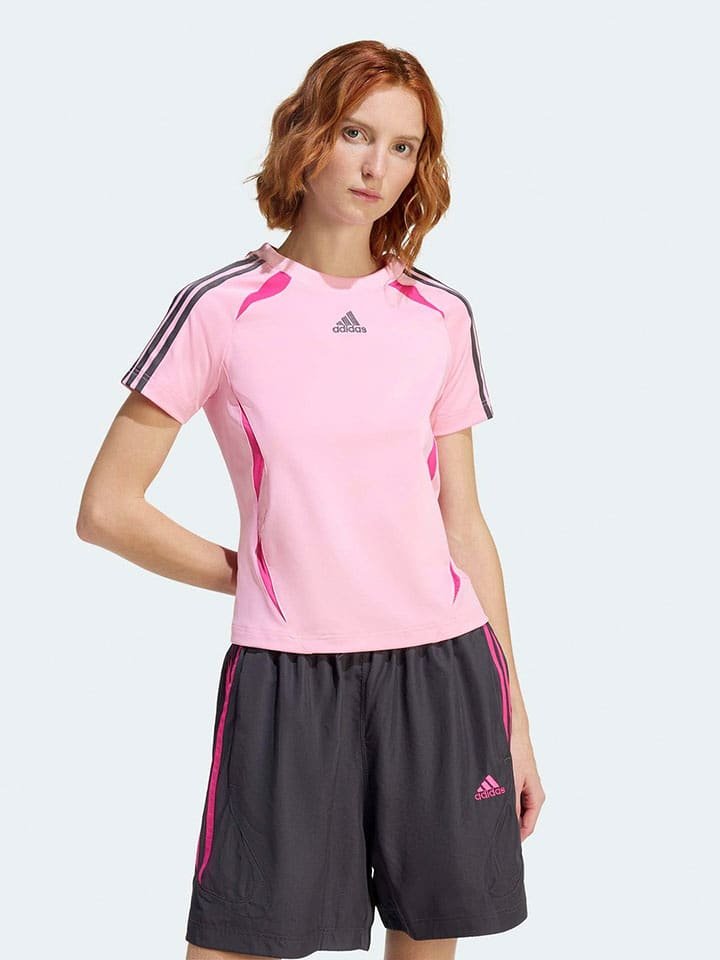 adidas Koszulka sportowa w kolorze jasnoróżowym