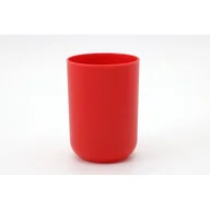 Kubki na szczoteczki do zębów - Kubek SIMPLY czerwony - miniaturka - grafika 1