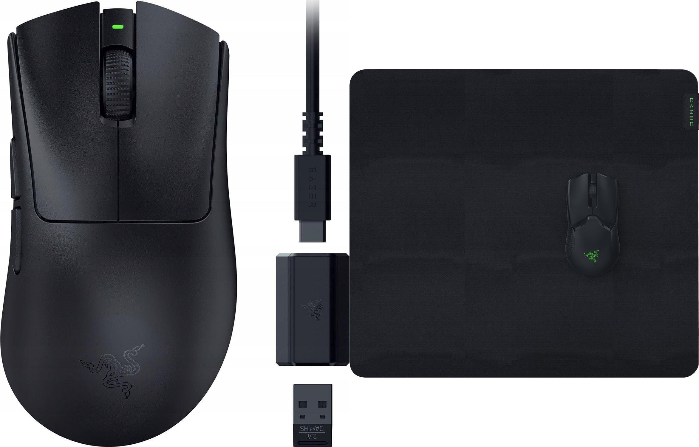 Razer DeathAdder V3 HyperSpeed RZ01-05140100-R3G1 + Podkładka Razer Gigantus V2 L RZ02-03330300-R3M1