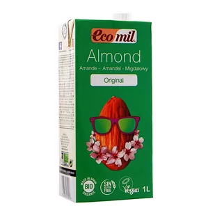 Ecomil Napój BIO migdałowy - bez glutenu, laktozy i soli - Napoje roślinne - miniaturka - grafika 1