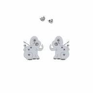 Biżuteria dla dzieci - Srebrne Kolczyki Cutie Słonik - miniaturka - grafika 1